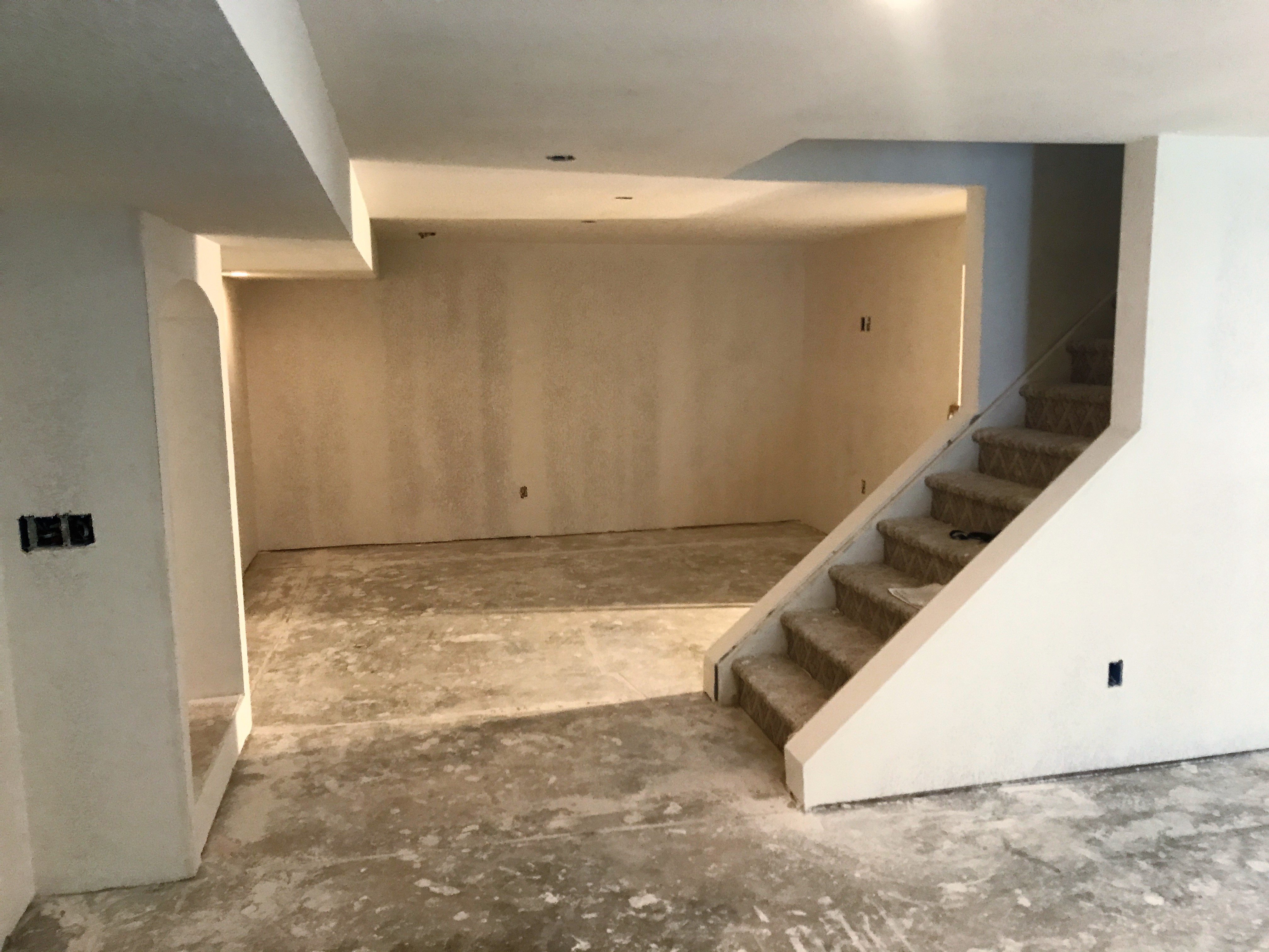Drywall texture finish before paint